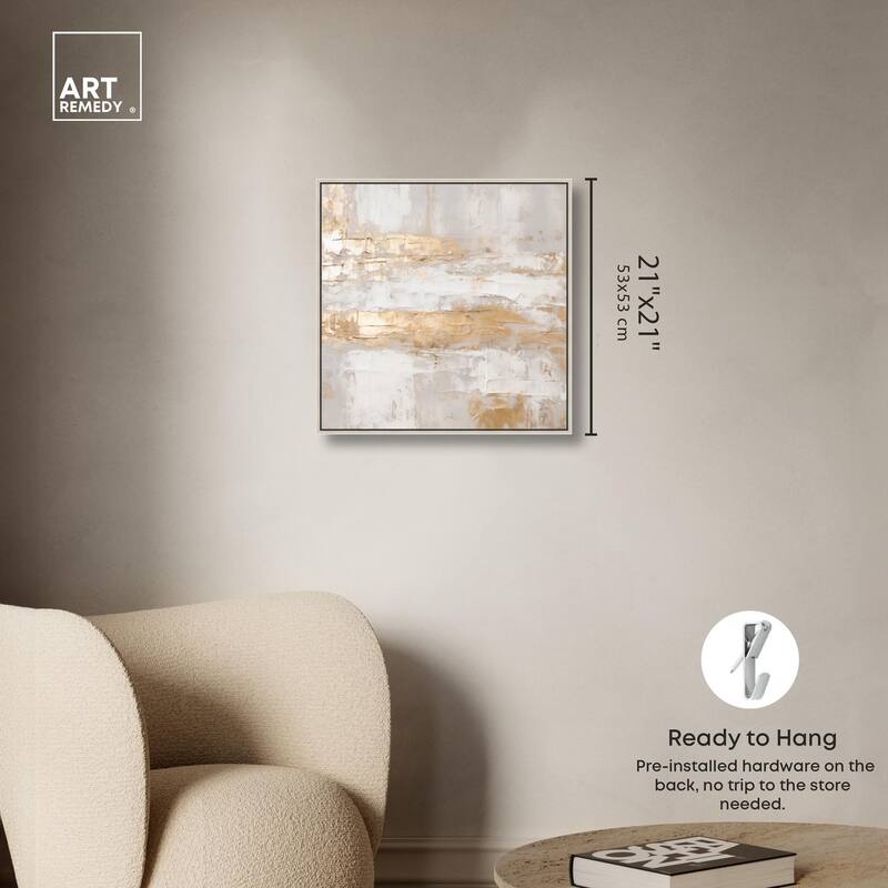 Melted Goldscape I Canvas by Art Remedy