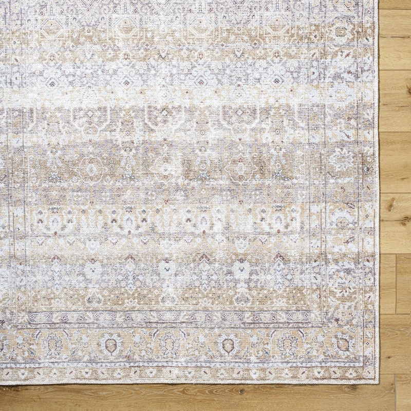 Livabliss Amelie Washable Traditional Area Rug