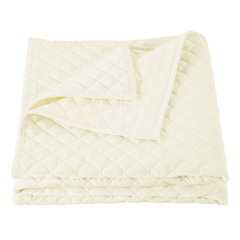 HiEnd Accents Velvet Diamond Quilt, 1PC