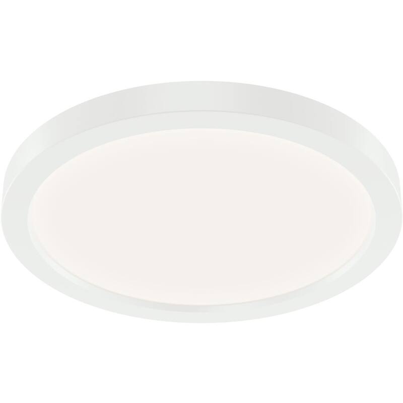 Kichler 53009WH30 Ara 10" Wide LED Flush Mount Drum Ceiling Fixture - White