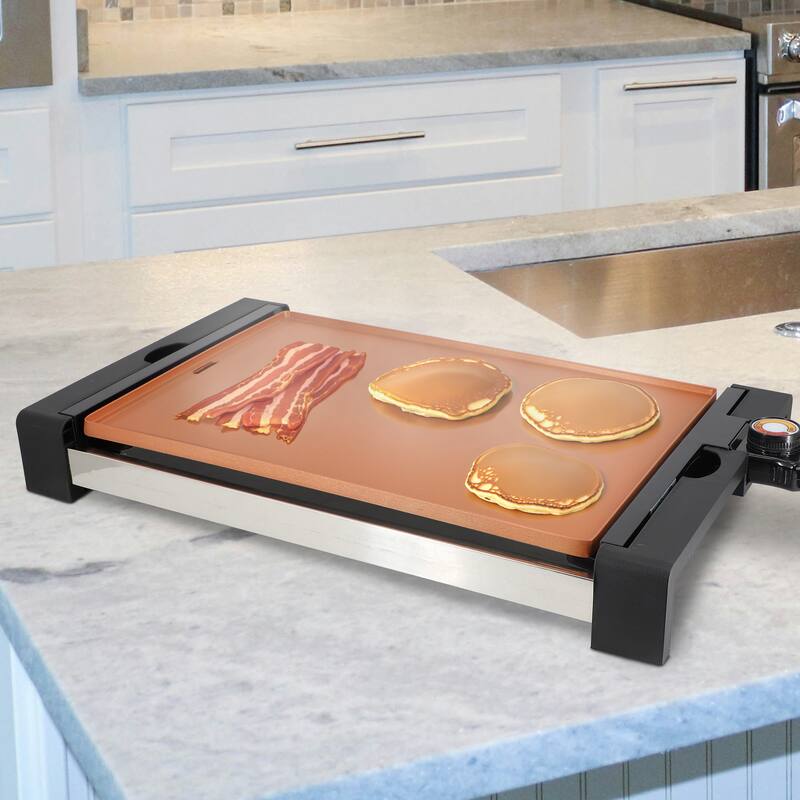 21.63 Inch Non-Stick Coating Electric Fry Pan with Temperature Control