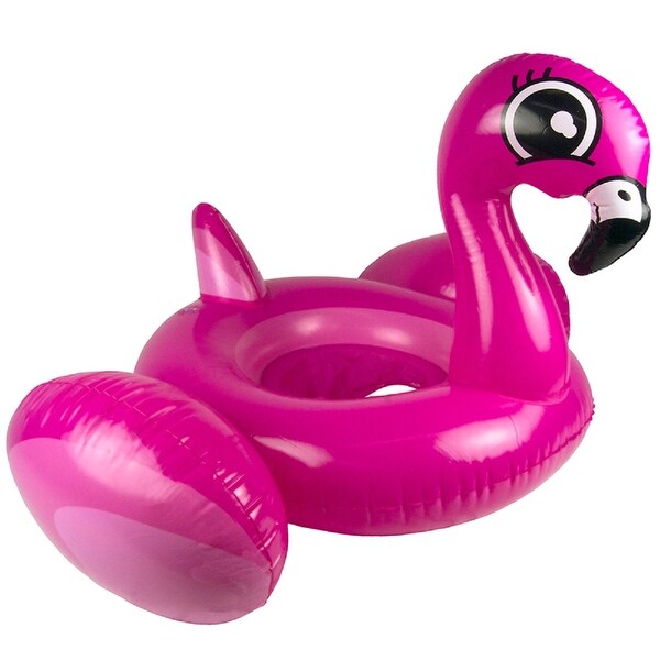 pink flamingo inflatable pool