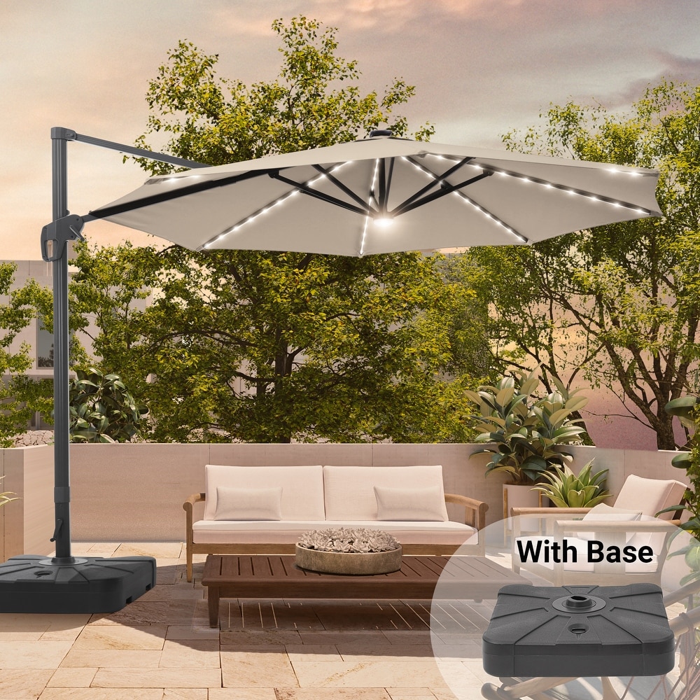 10 ft x 12 ft rectangle offset cantilever patio umbrella Cantilever Bar Umbrella Canopy main image 1