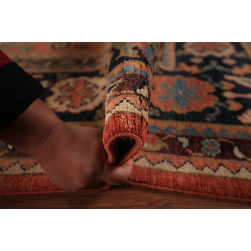 Vegetable Dye Sultanabad Oriental Area Rug Handmade Wool Carpet - 8'3" x 9'7"