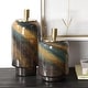 preview thumbnail 2 of 1, Uttermost Celestial Tide Glass Containers Set of 2