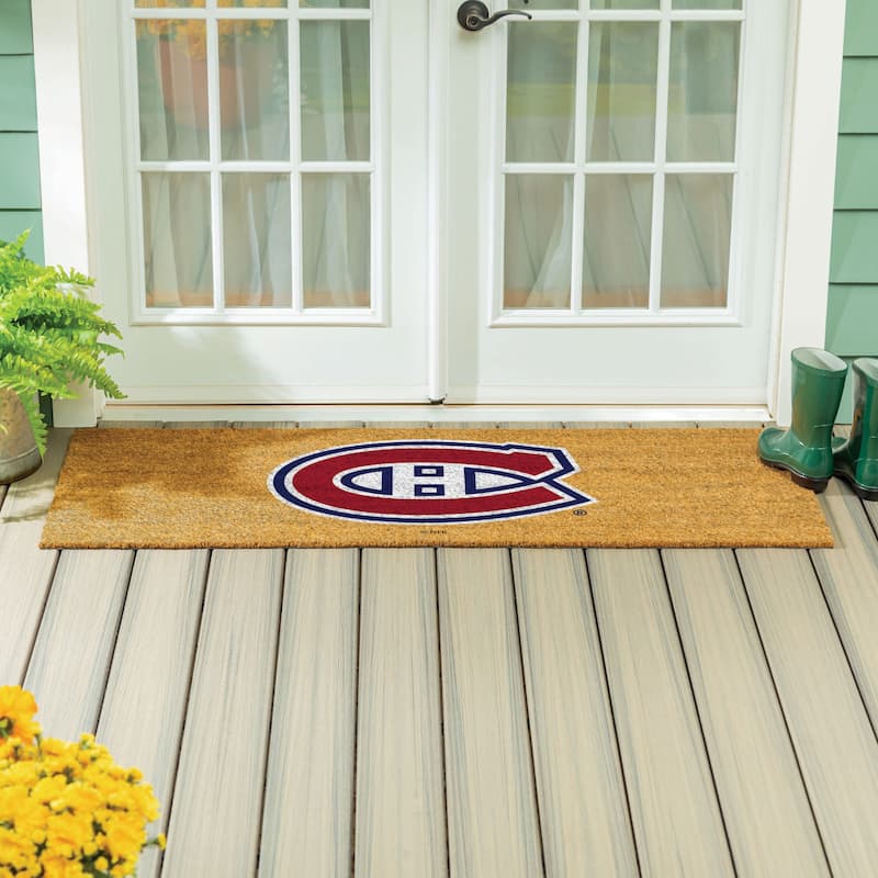 Montreal Canadiens Full Color Indoor/Outdoor Coir Mat