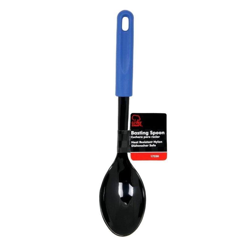 Chef Craft 11.5" Basic Heat Resistant Nylon Solid Serving Spoon