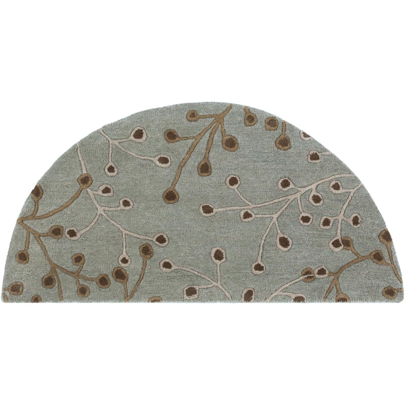 Livabliss Athena French Country Floral & Botanical Hand Tufted Area Rug - 2' x 4' - Sage