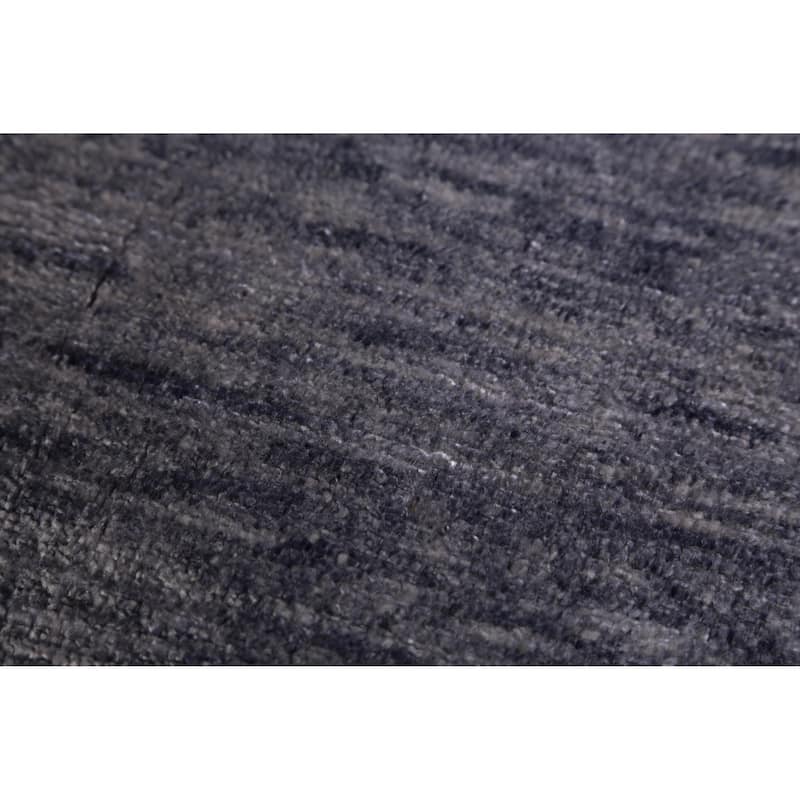Hand Knotted Oriental 100% Wool Carpet Tribal Tribal Navy Blue & Blues Gabbeh Area Rug - 12' 0'' X 8' 10''