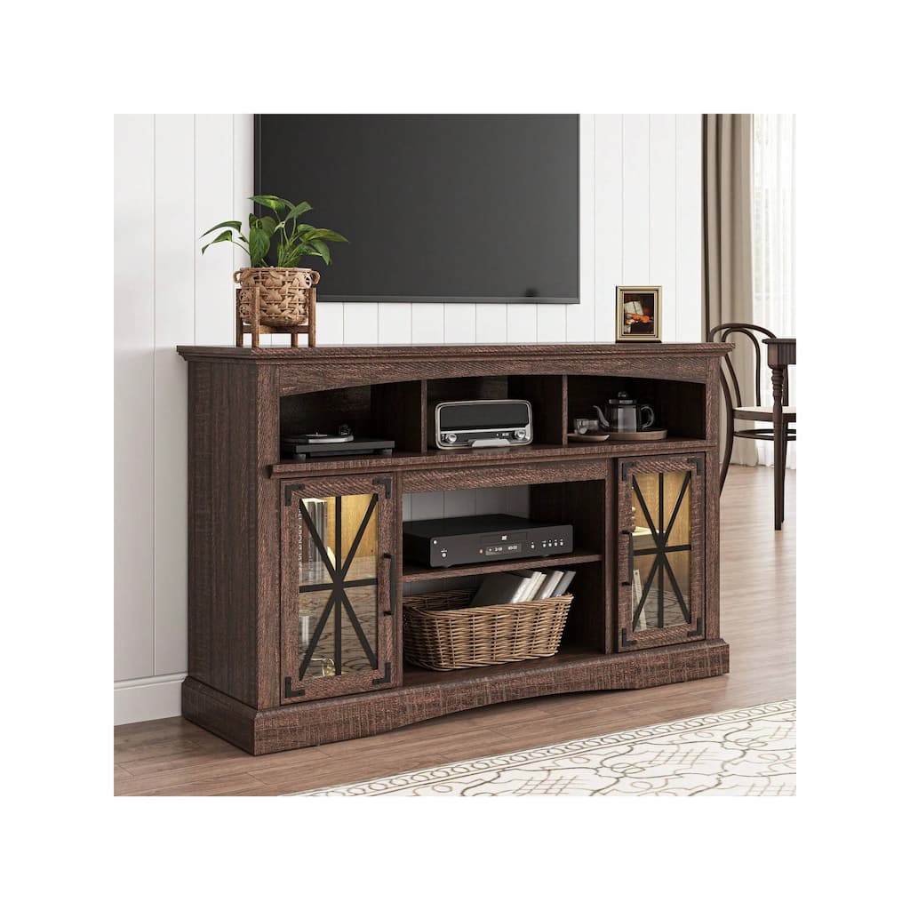 Royalcraft Royalcraft 55'' Retro Media Console with LED Light