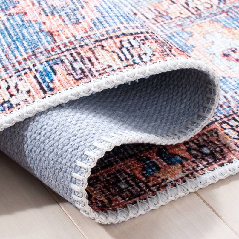 SAFAVIEH Serapi Machine Washable Adelle Shabby Chic Distressed Rug