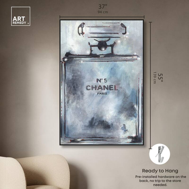 Doll Memories - Grey Perfume Canvas by Art Remedy
