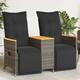 Option Gray With footrest/ Wood