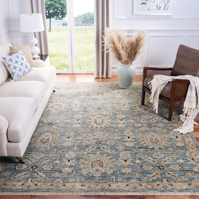 SAFAVIEH Hand-Knotted Samarkand Versilia Traditional Wool Rug