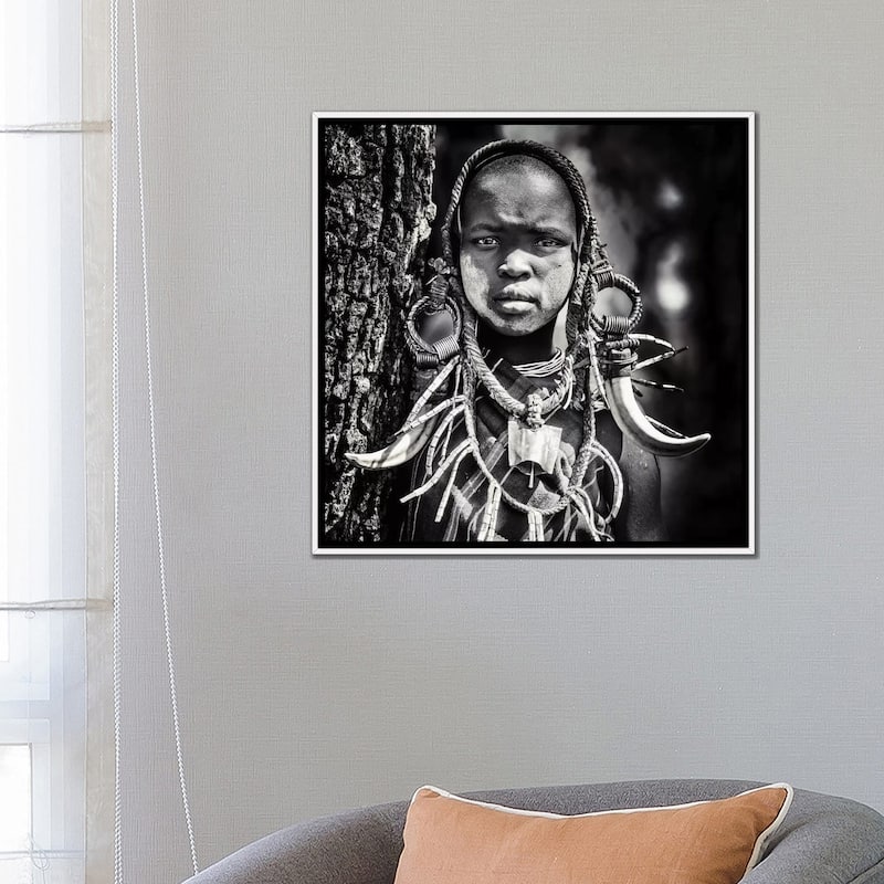 iCanvas "Enigma" by Piet Flour Framed Canvas Print