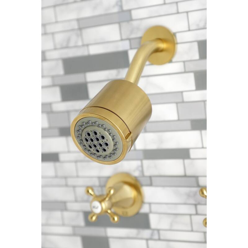 Kingston Brass Metropolitan Two-Handle Tub and Shower Faucet