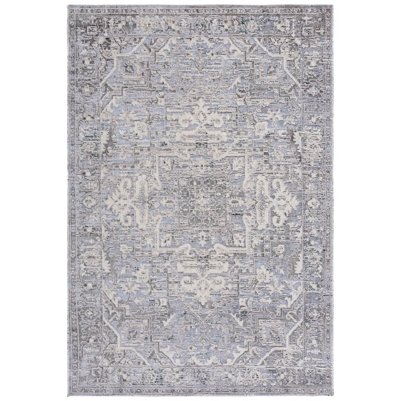 SAFAVIEH Miranda Herdis Traditional Rug - Grey/Ivory - 4' x 6'