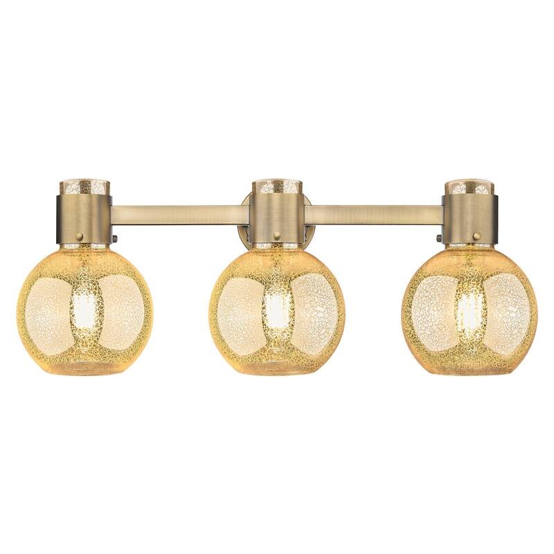 Innovations Lighting 464-3W-G464B-7ME Lawton Sphere 3 Light 24" Wide - Brushed Brass