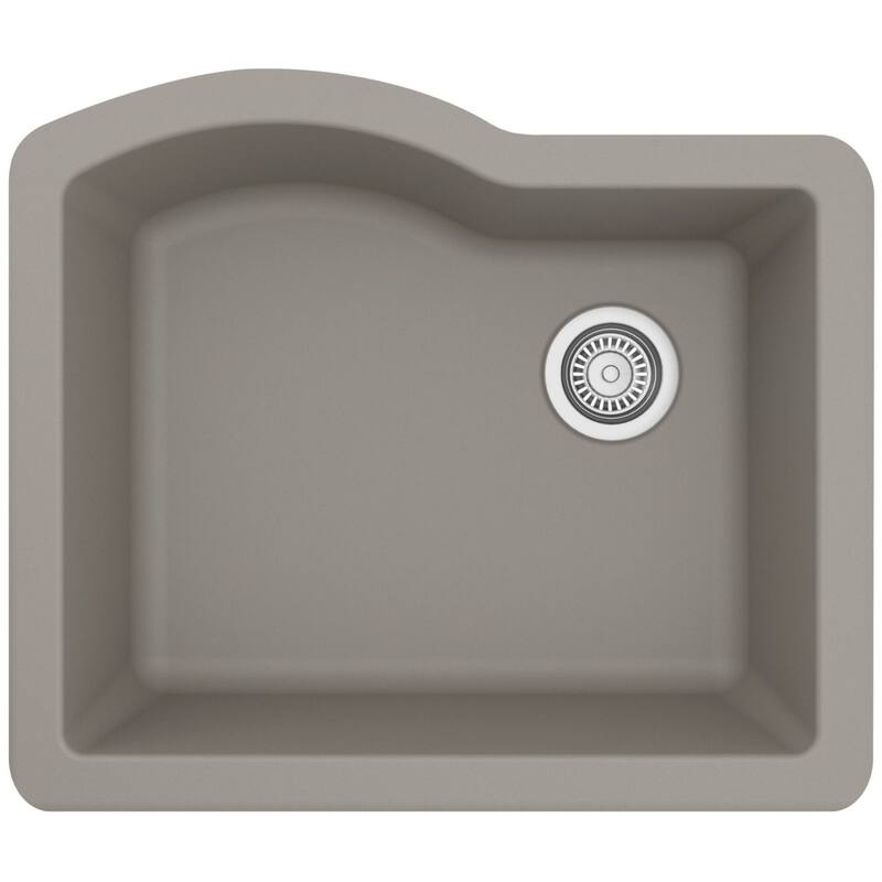 Karran USA QU-671 Quartz QU 24" Undermount Single Basin Quartz