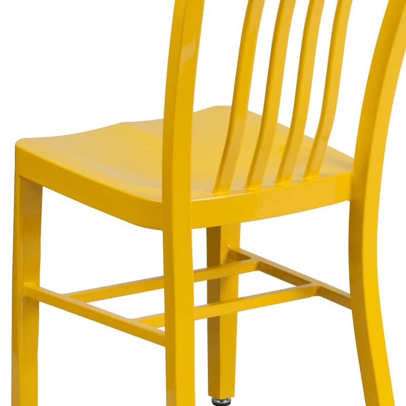 Metal Indoor-Outdoor Chair - 15.5"W x 20"D x 33.25"H