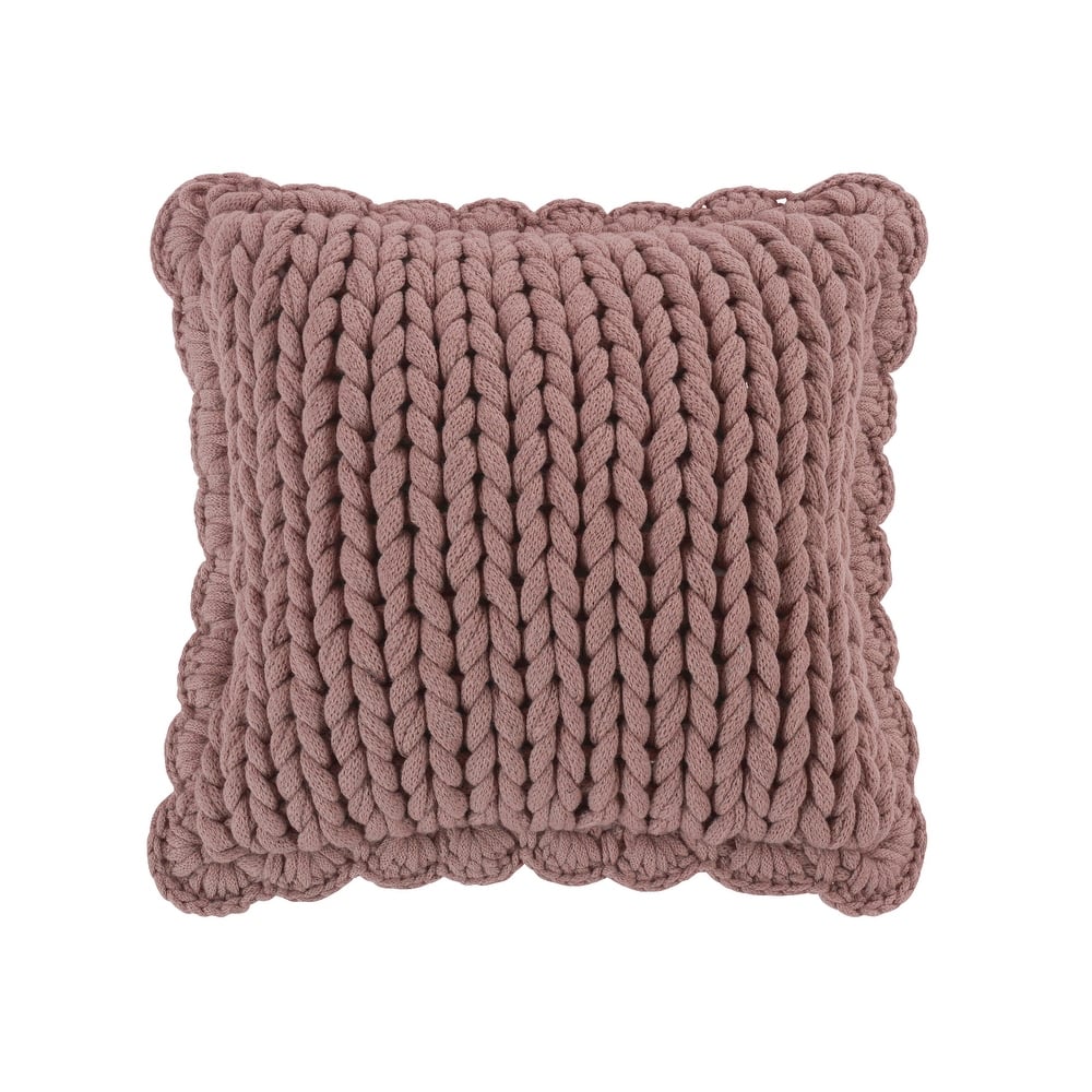 Donna Sharp Chunky Knit Decorative Pillow