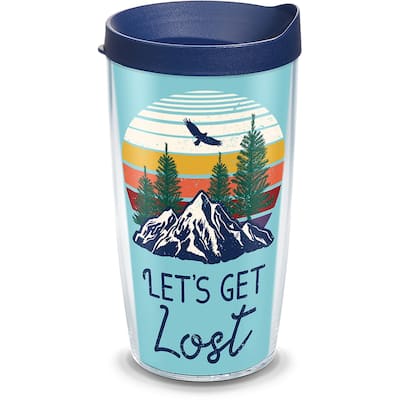 Tervis Let's Get Lost Made in USA Double Walled Insulated Travel Tumbler, Classic