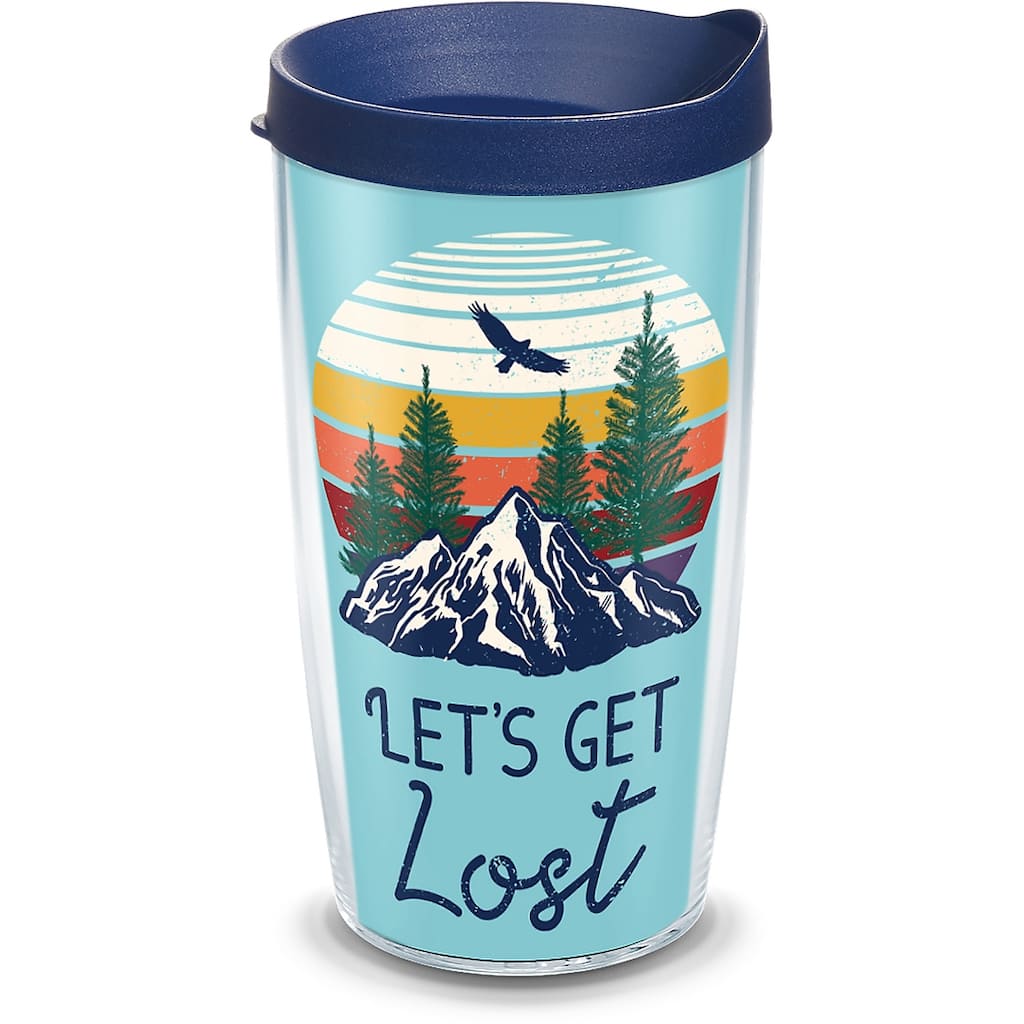 Tervis Let's Get Lost Made in USA Double Walled Insulated Travel Tumbler, Classic