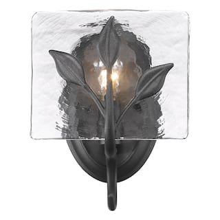Golden Lighting Calla 1-light Wall Sconce in Natural Black