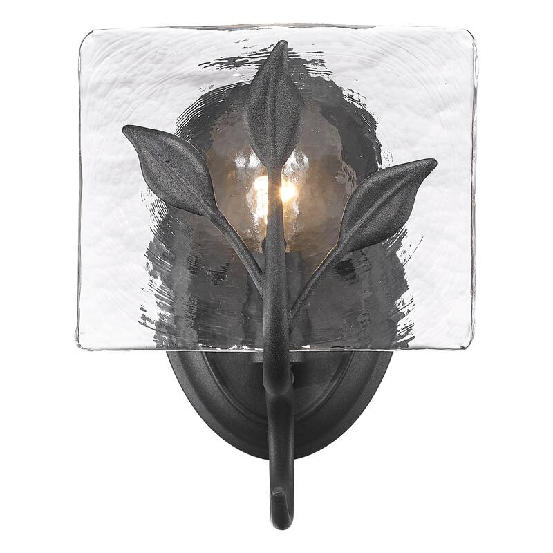 Golden Lighting Calla 1-light Wall Sconce in Peruvian Silver