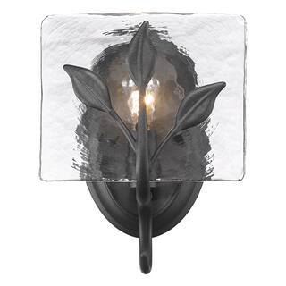 Golden Lighting Calla 1-light Wall Sconce in Peruvian Silver