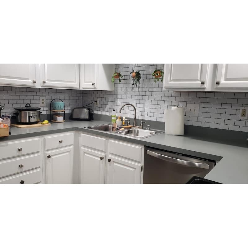 Art3d 10-sheet Subway Tiles Peel and Stick Backsplash for kitchen（thicker design）