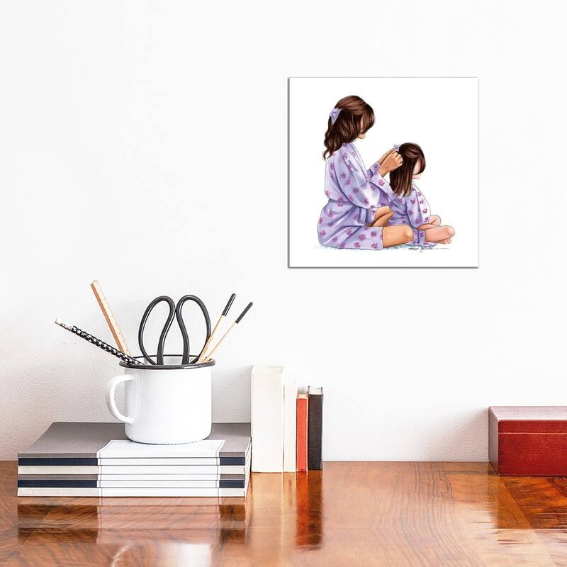 iCanvas "Mom & Daughter" by Elza Fouche Canvas Print - 12x12x0.75