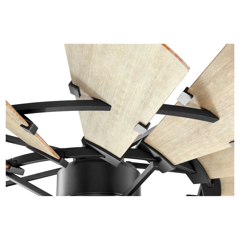 Quorum International 60" 15 Blade Ceiling Fan with Wall Control