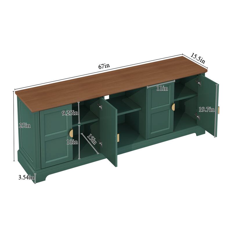 Mid-Century Modern TV Stand for TVs up to 75"