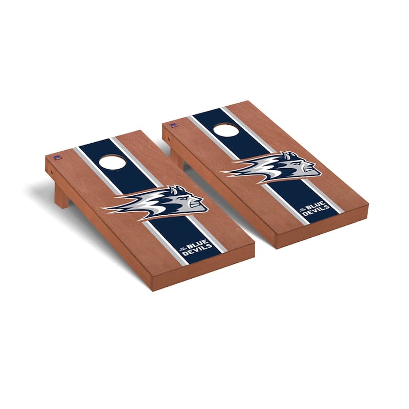Wisconsin Stout Blue Devils Rosewood Cornhole Board Set