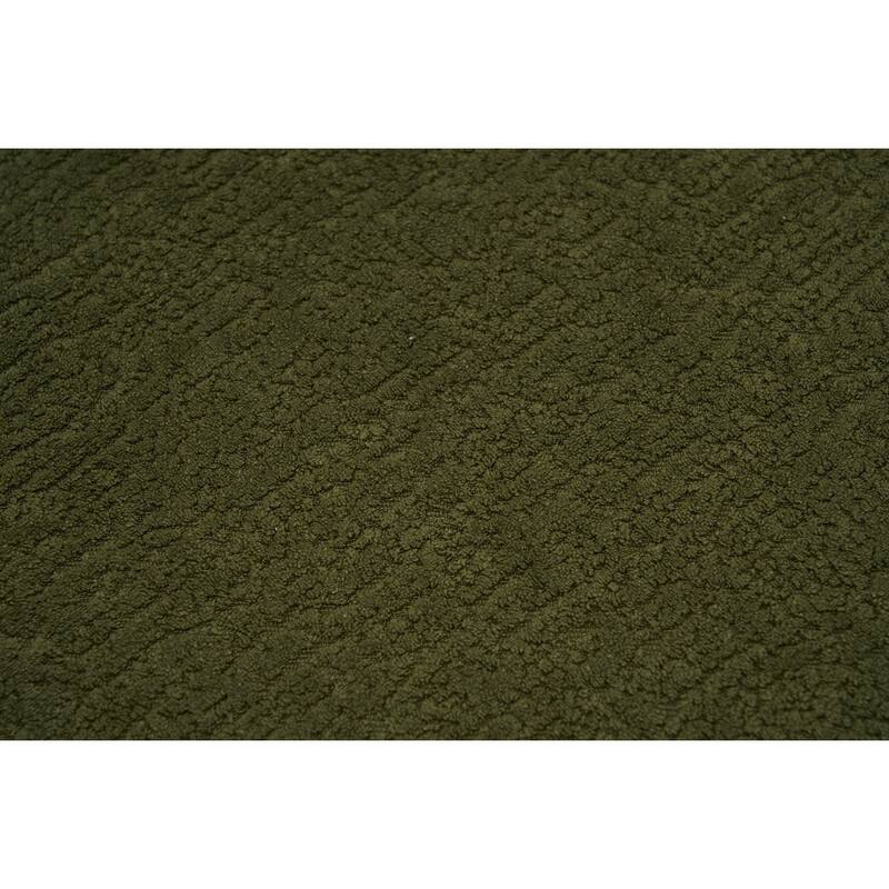 Compressed Curve Chaise Lounge, Modern Chenille Sofa Bed, No-Assembly Sofa - Green