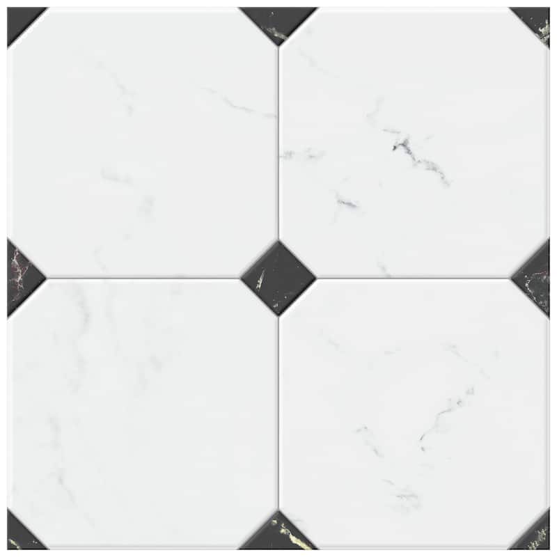 Merola Tile Betera Blanco 22-3/4" x 22-3/4" Porcelain Floor and Wall Tile