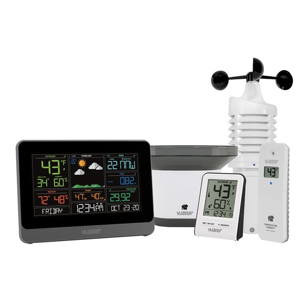La Crosse Technology 328-10618-INT WiFi Professional Weather Center. Opens flyout.
