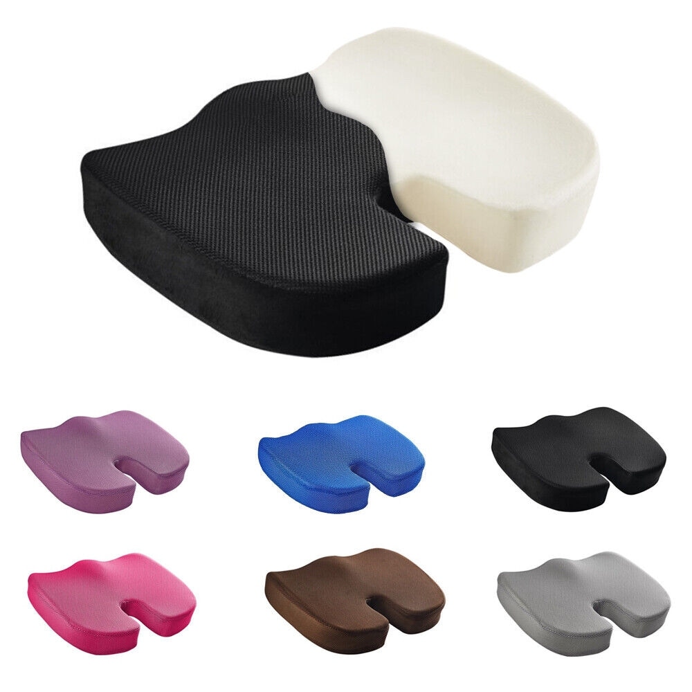 Cool Gel Memory Foam Seat Cushion Rose Red