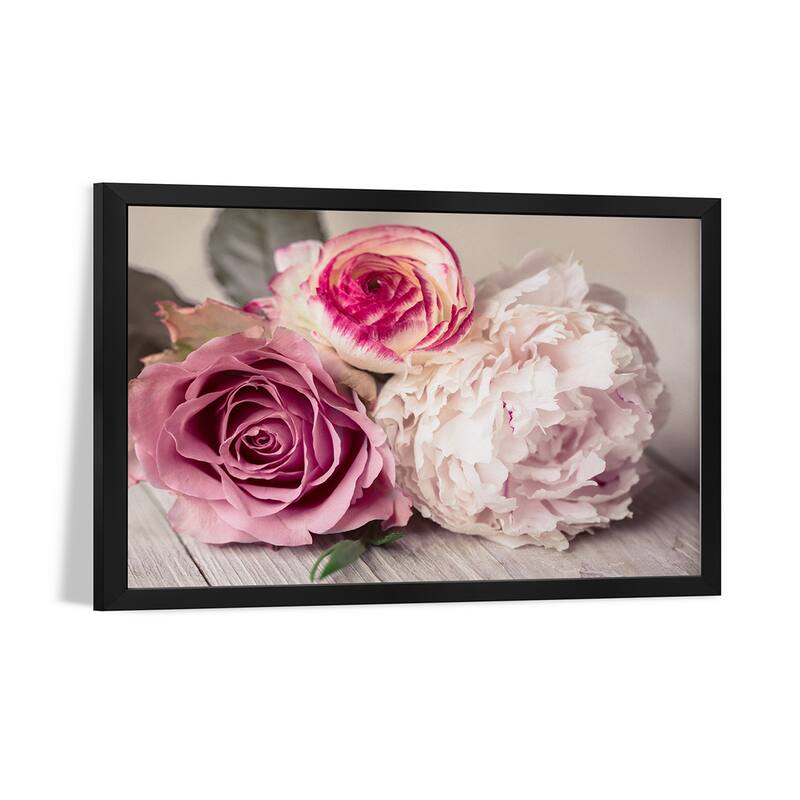 Bouquet Premium Framed Poster by Symposium Design