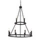 preview thumbnail 1 of 12, Acroma 12 Light 28In Candle Style Tiered Chandelier - N/A