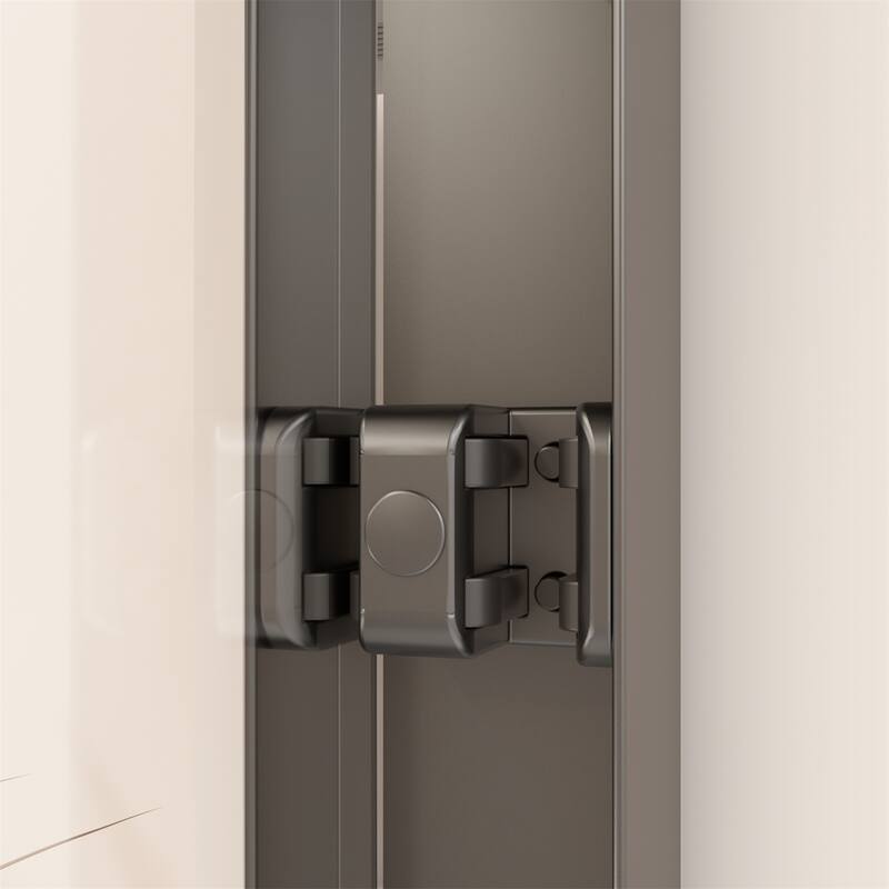 Semi-Frameless Double Sliding Tub Door, 1/4" Thick SGCC Tempered Glass
