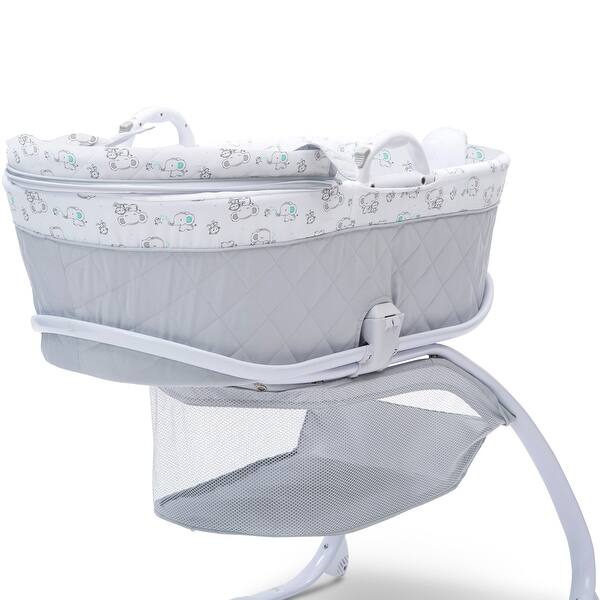 slide 2 of 15, Delta Children Deluxe Moses Bassinet