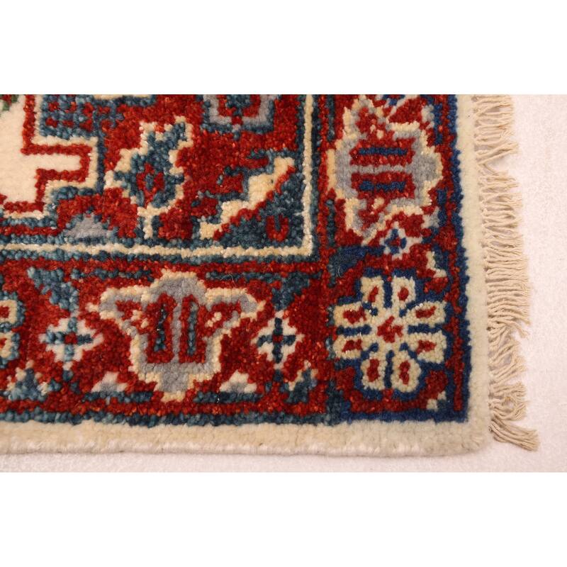 ECARPETGALLERY Hand-knotted Jules Serapi Cream Wool Rug - 2'7 x 7'10