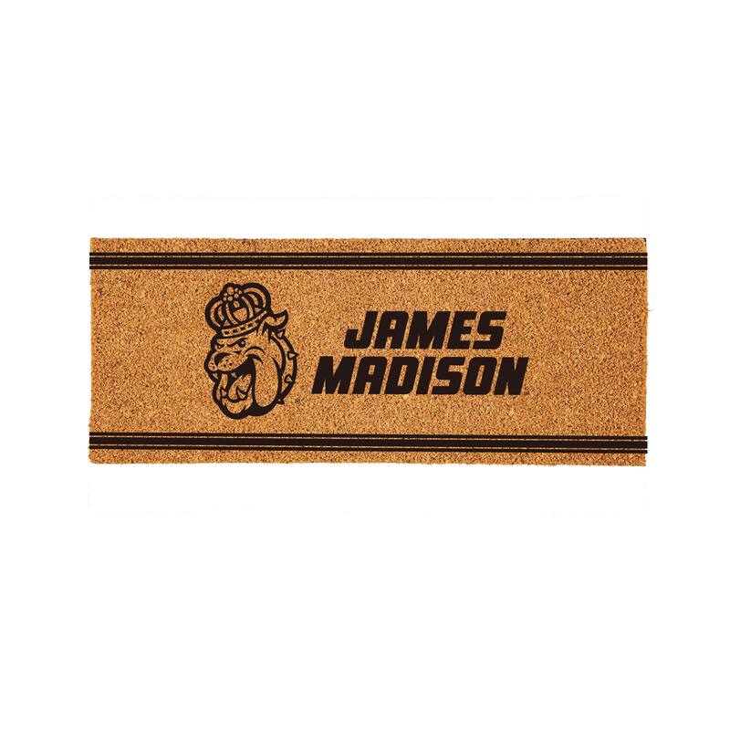 James Madison University Monochrome Indoor/Outdoor Coir Door Mat
