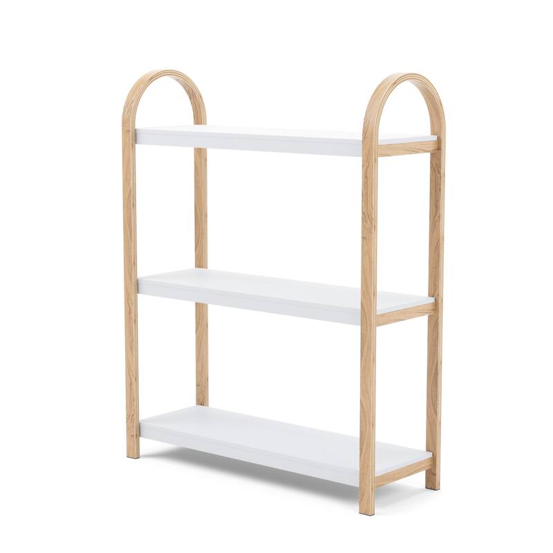 Umbra 1016838 Bellwood 28" Wide 3 Shelf Wood Shelving Unit