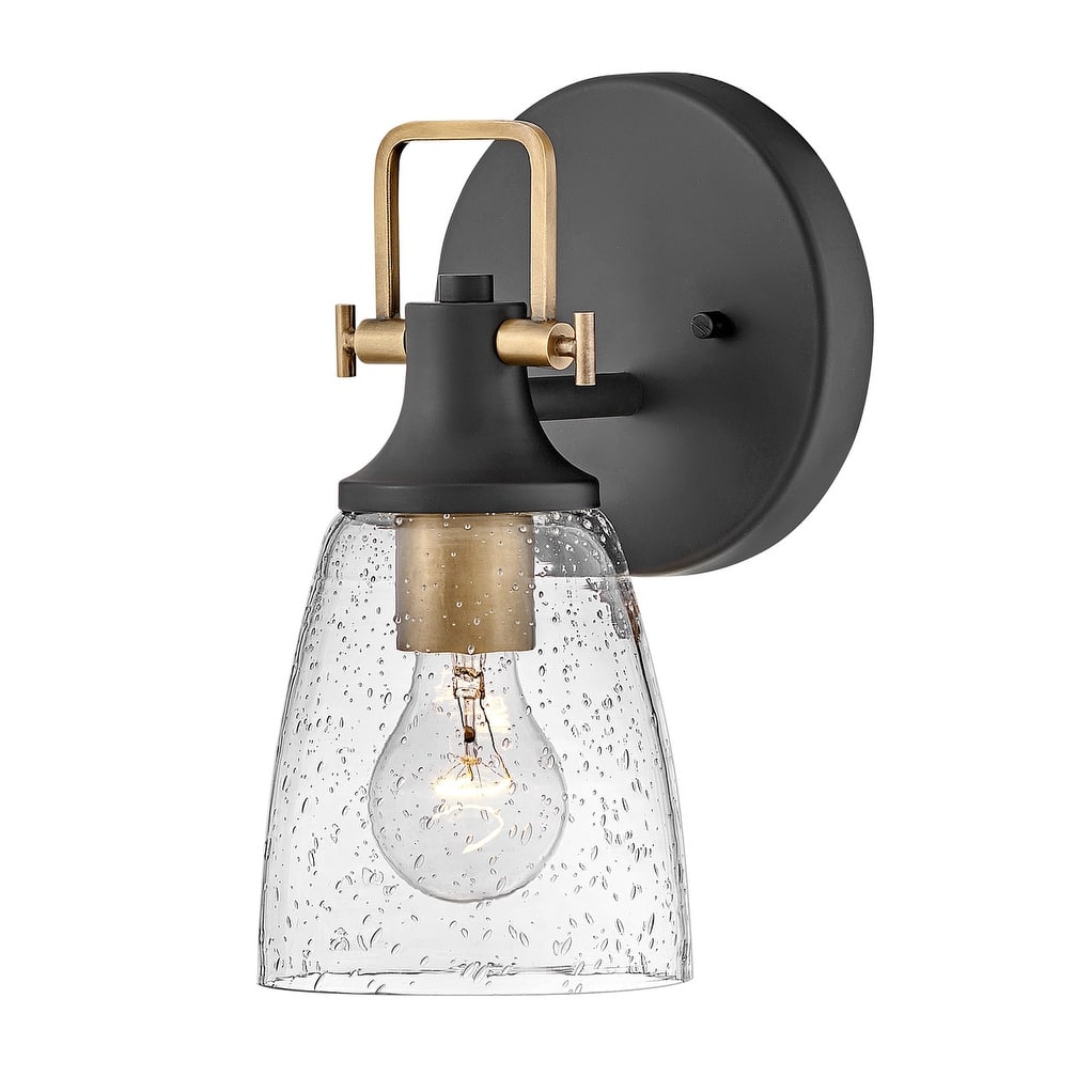 Hinkley Lighting Easton 6" Wide Bathroom Sconce with Clear Seedy Glass