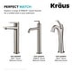 preview thumbnail 24 of 69, KRAUS Pop-Up Drain for Vessel Bathroom sink