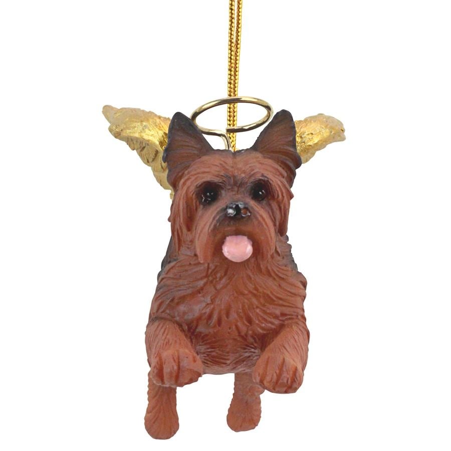 Shop Design Toscano Honor The Pooch Yorkie Holiday Dog Angel