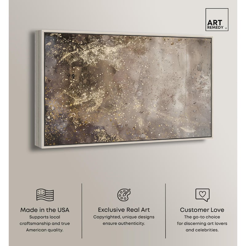 Galactic Traces Canvas by Art Remedy